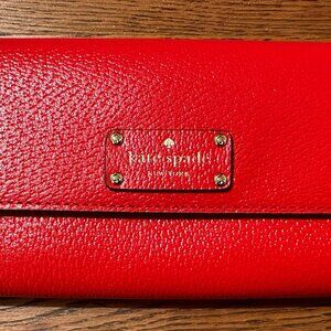 Brand New with tags - Kate Spade wallet Red